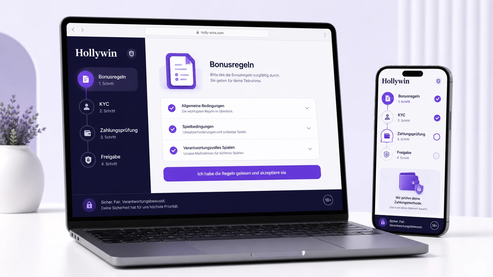 Bonus, KYC und Zahlungsregeln